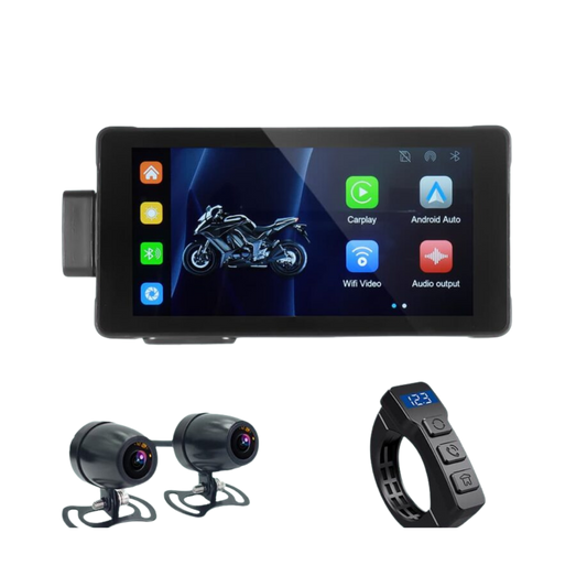 Simtac M10DT Motorcycle Navigation Screen 5.5 Inches with DVR / TPMS