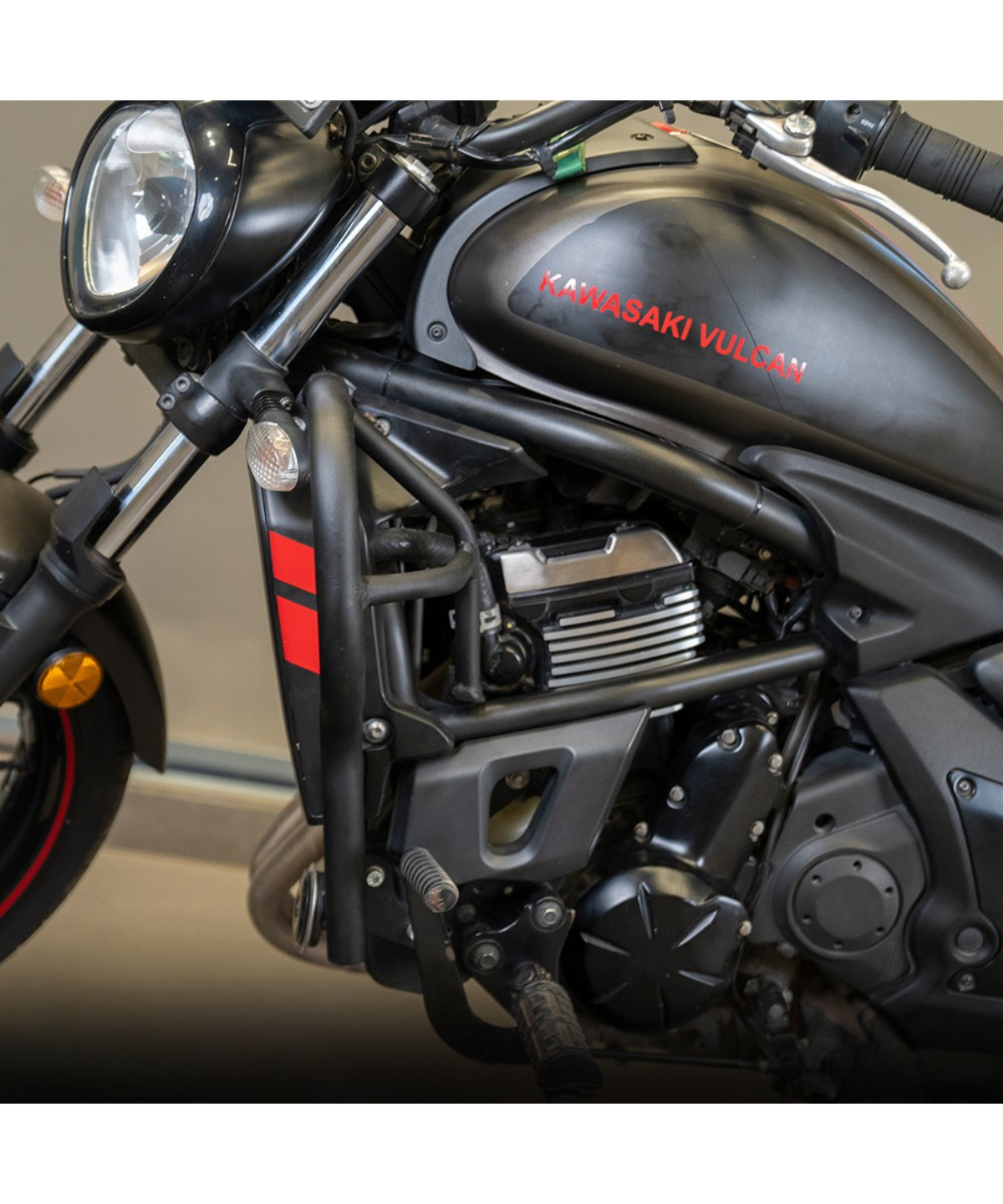 Zana Kawasaki Vulcan 650 Crash Guard - Texture Matt Black - ZI-8309 - Zana