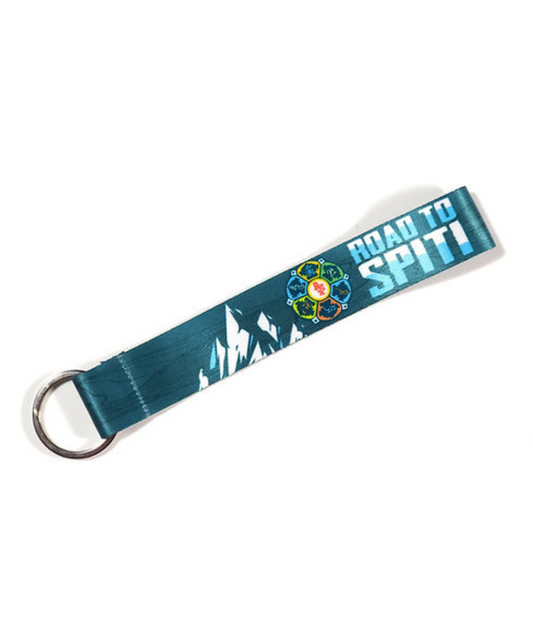 Fast Bend 2592 Road to Spiti Cloth Keychain - Green