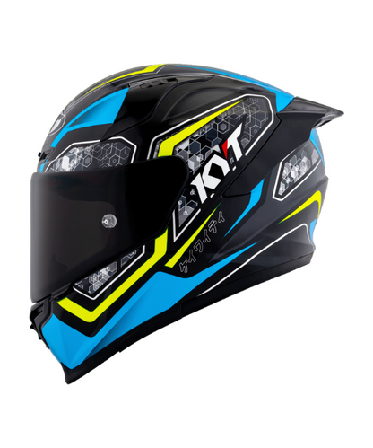 KYT Striker #01 Helmet - Gloss Black Blue