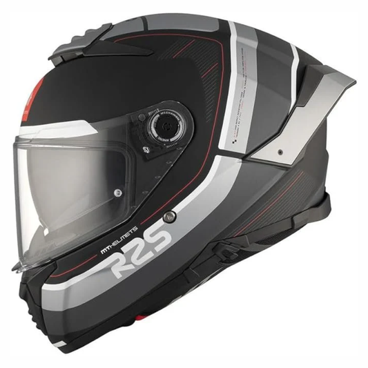 MT Thunder 4 SV R25 B2 Helmet - Gloss Black Grey
