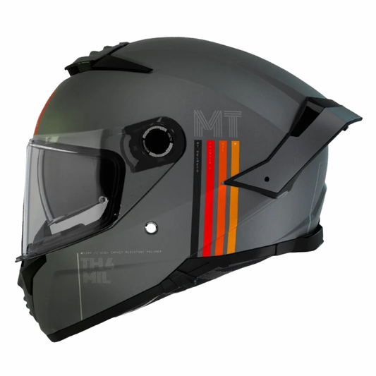 MT Thunder 4 SV MIL A11 Helmet - Gloss Grey