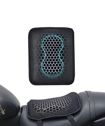 Moto Arch Breathable Honeycomb Seat Cushion for Pillion