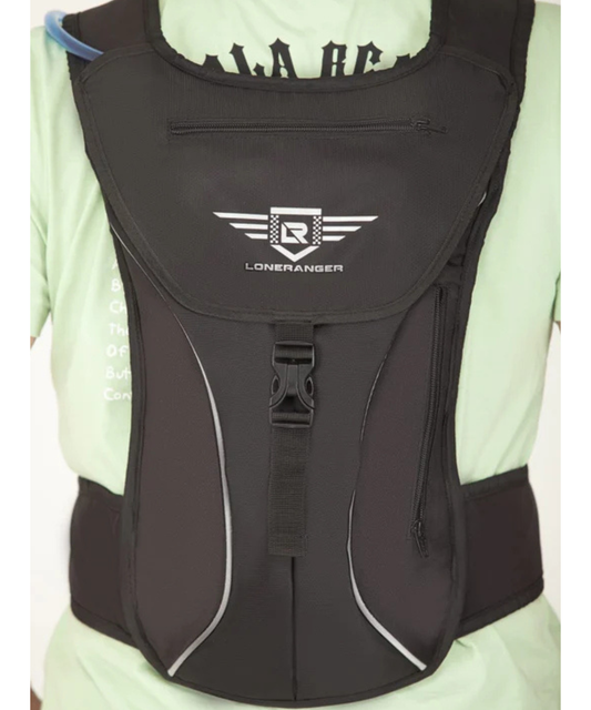 Lone Ranger Aquapack Hydration Bag with 3 Liters TPU Bladder - Black