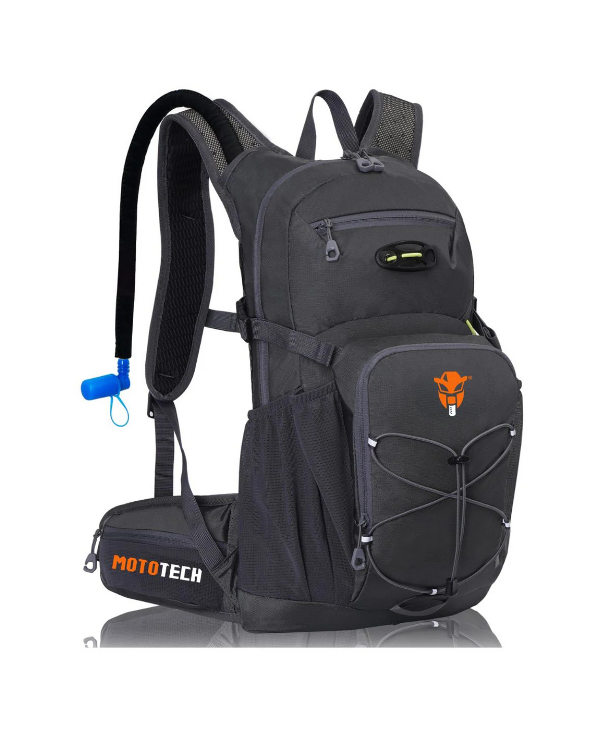 Mototech Stealth Pro Hydration Backpack - 15L - Charcoal Grey - Mototech
