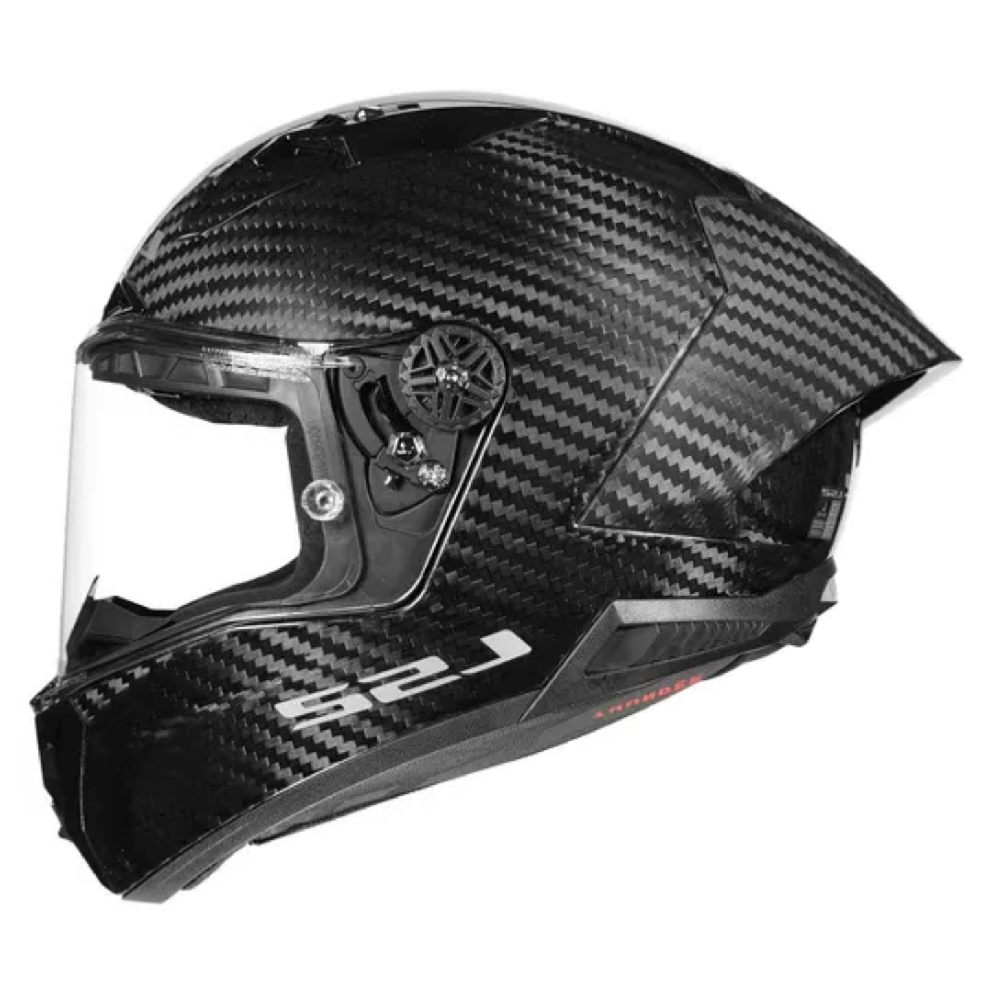 LS2 FF805 Thunder GP Aero Carbon Fiber Helmet (ECE R 22.06) - Gloss Black