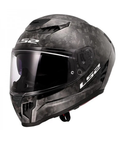 LS2 FF807 Dragon Forged Carbon Fiber Helmet (EE 22.06) - Matt Black