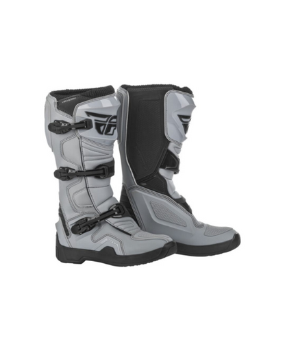 Fly Racing Maverik Riding Boots - Grey Black