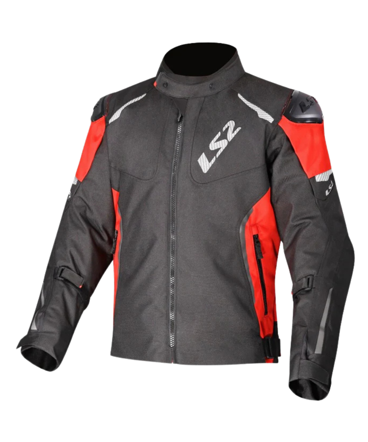 LS2 Zoom Man Riding Jacket - Black Red