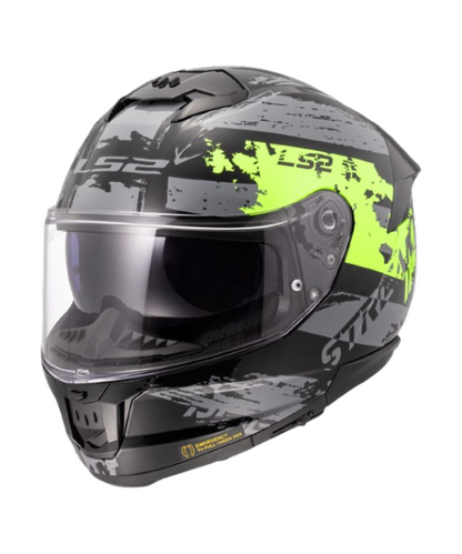 LS2 FF320 Stream II Noisy Helmet - Yellow Black