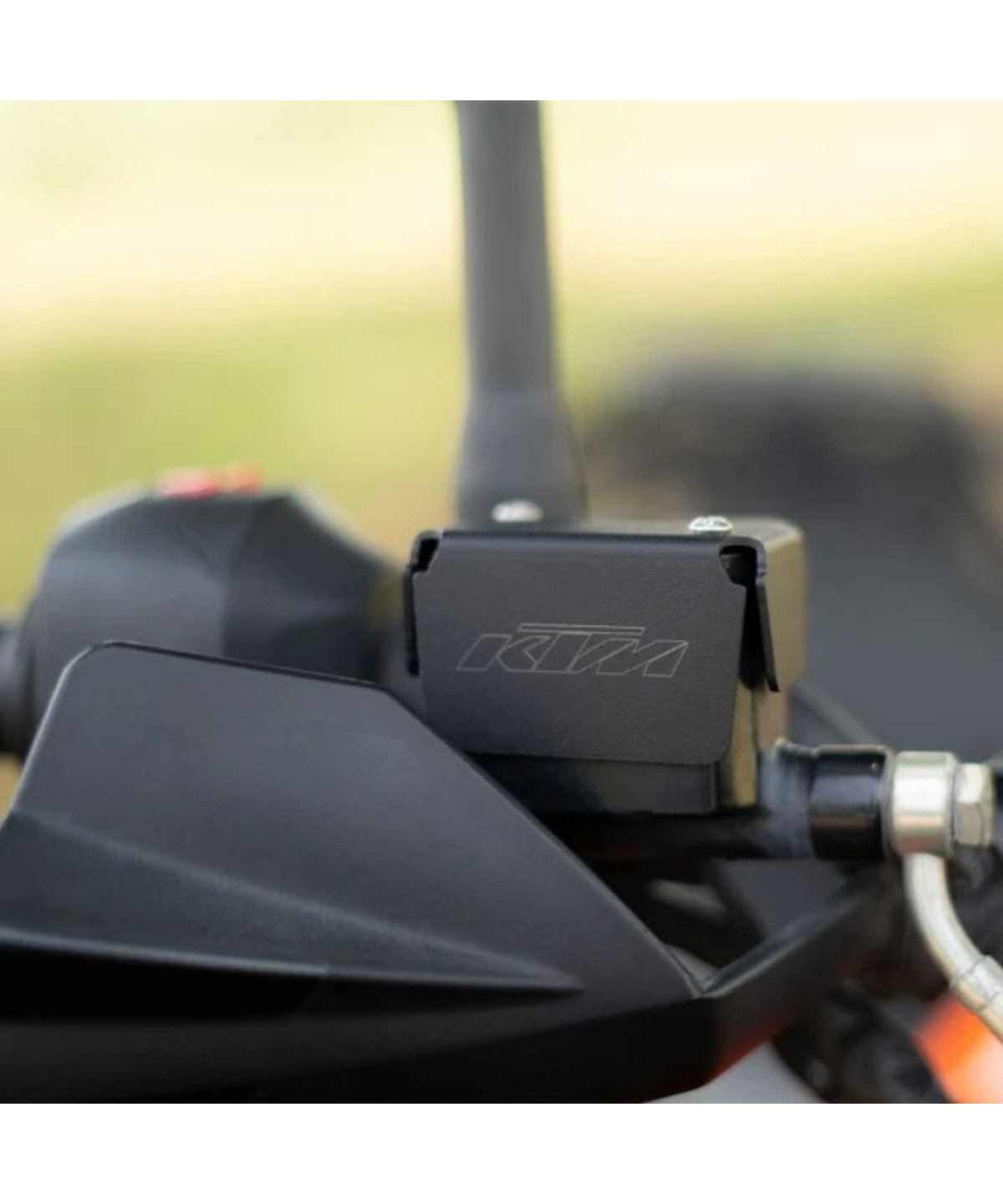 Zana KTM ADV 250 (2025) Front Fluid Reservoir Cover Black Paint - ZI-8193 - Zana