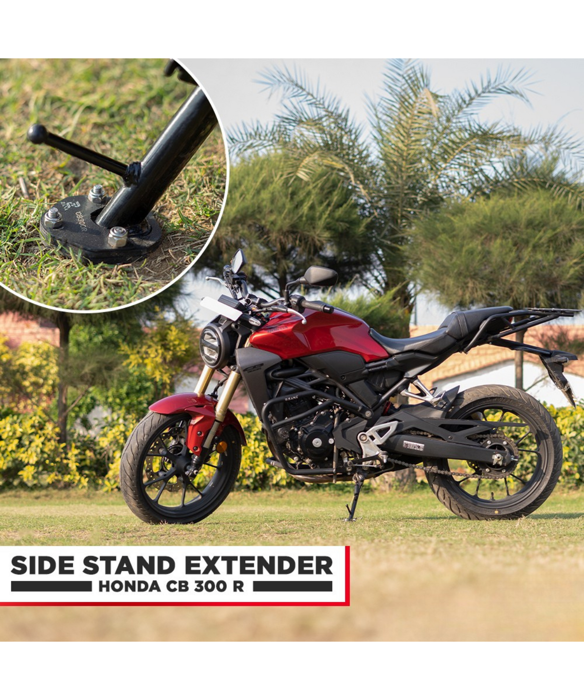 Zana Honda CB 300R Side Stand Extender - ZI-8248 - Zana