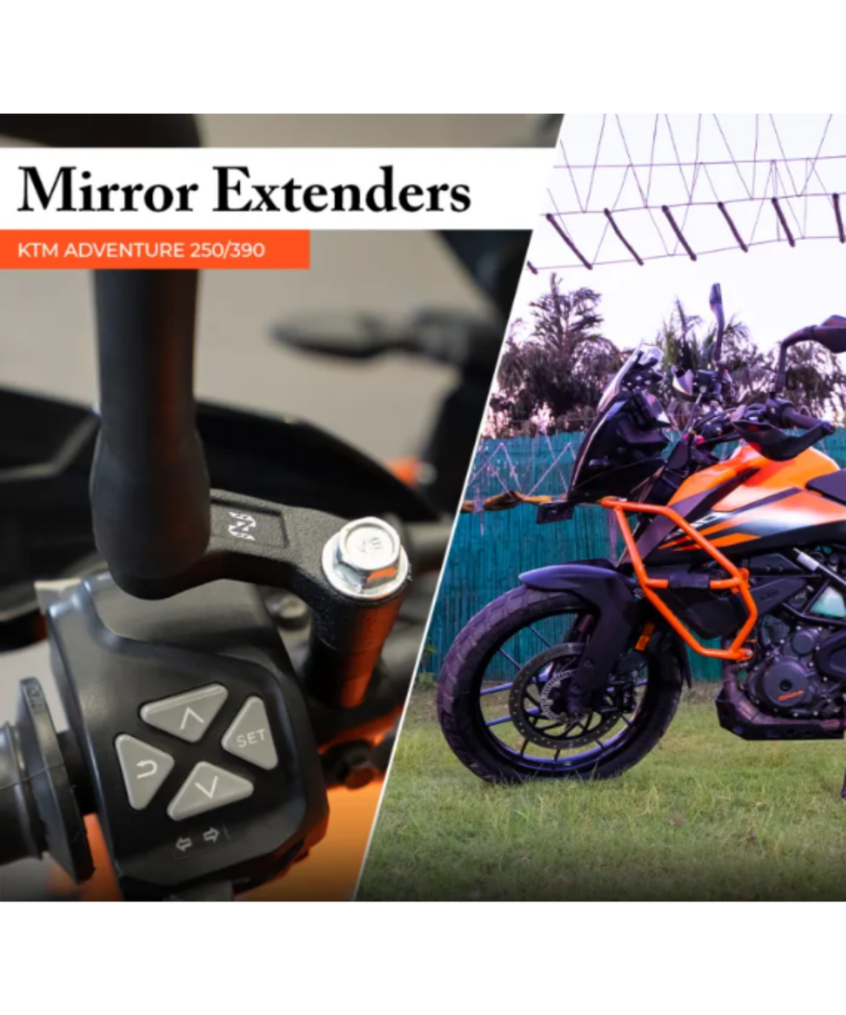 Zana KTM ADV 390/250 / Classic 350 / Royal Enfield Hunter 350 / Meteor 350 / GT / Interceptor 650 / Scram 411 / Bajaj