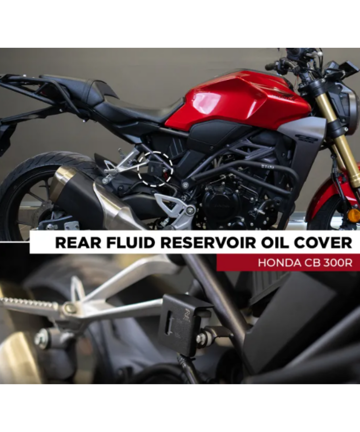 Zana Honda CB 300R / Pulsar NS400Z Rear Fluid Reservoir Cover - ZI-8250 - Zana