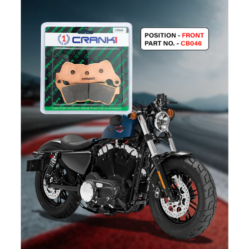 Crank1 Harley Davidson Sportster Forty Eight (2014-2020) Sintered Brake Pads