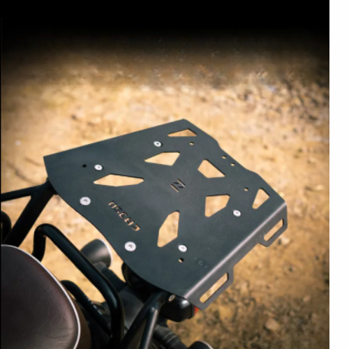 Zana Honda CB 350 (2025) Top Rack with MS Plate - Black - ZI-8683