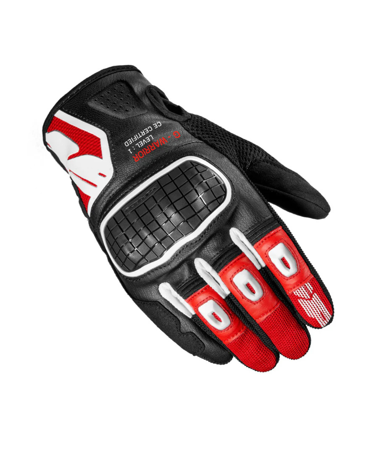 Spidi G Warrior Riding Gloves - Black Red