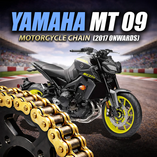 Crank1 Yamaha MT 09 (2017 Onwards) 525 Pitch ZVM-X 110L Chain - Gold