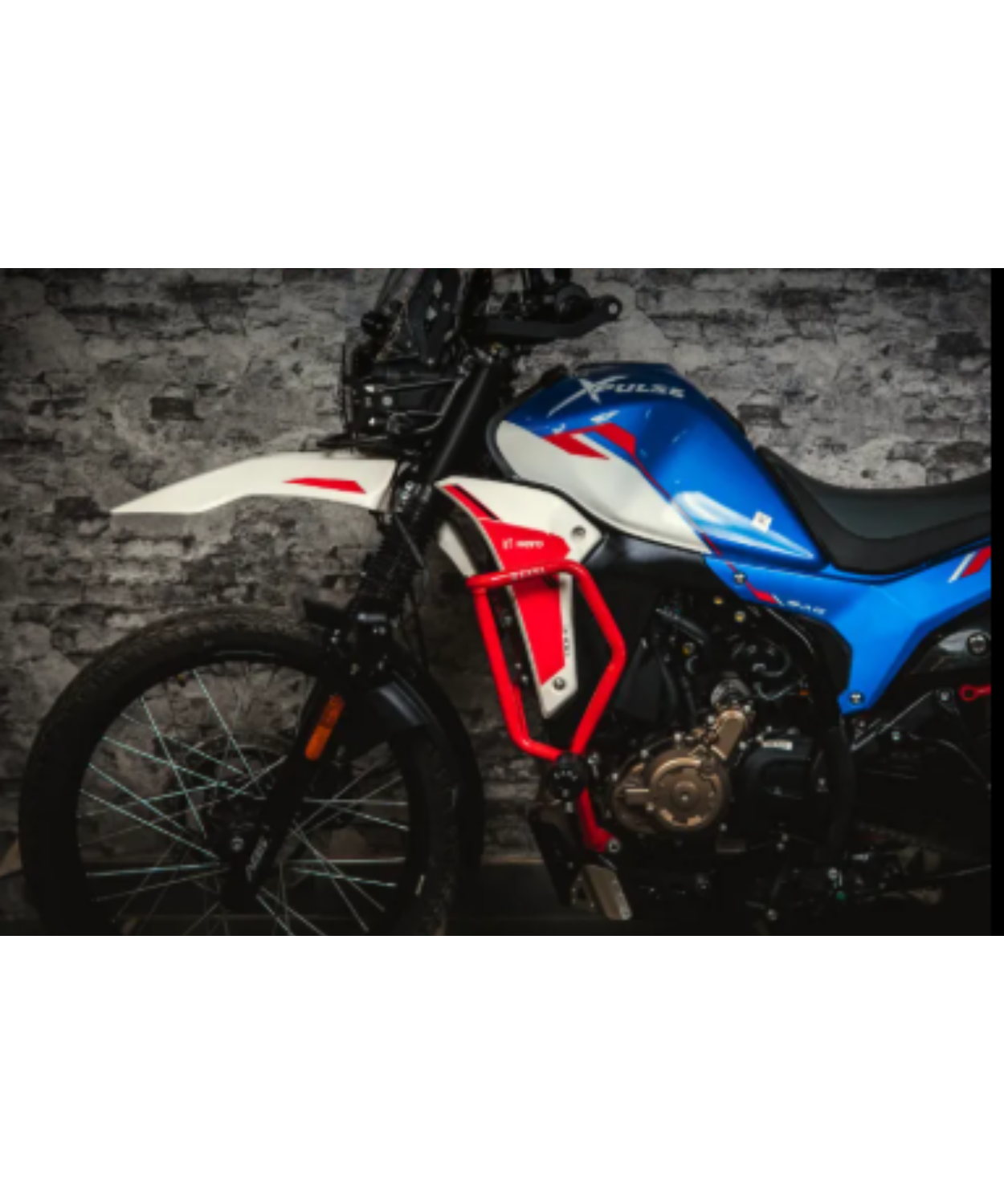 Zana Xpulse 210 Crash Guard with Slider - Red - ZI-8594