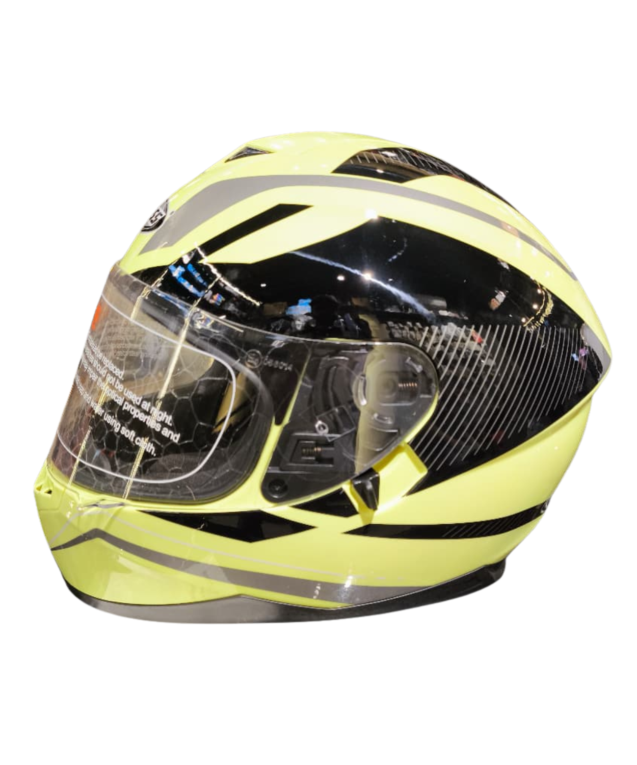 Cross Scorpion Full Face Helmet - Gloss Green Grey