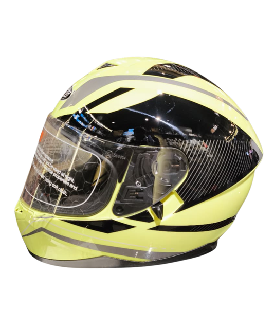 Cross Scorpion Full Face Helmet - Gloss Green Grey