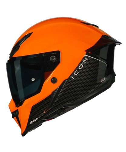 Korda Icon Duo Helmet - Gloss Black Orange