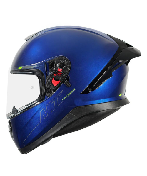 MT Thunder3 Pro Helmet - Solid Gloss Blue