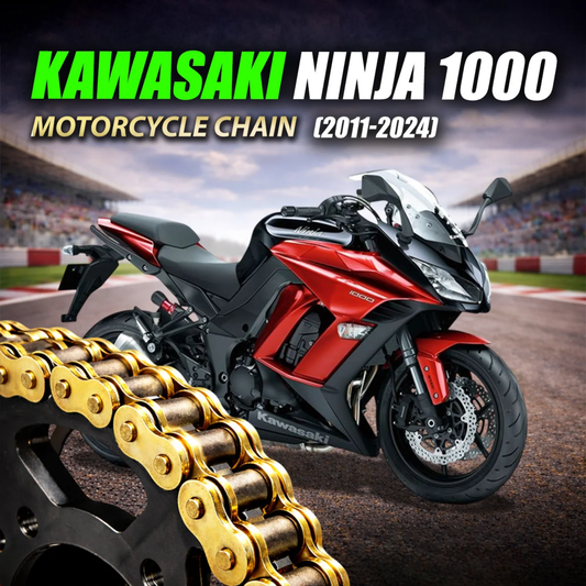 Crank1 Kawasaki Ninja 1000 (2011-2024) 525 Pitch ZVM-X 112L Chain - Gold