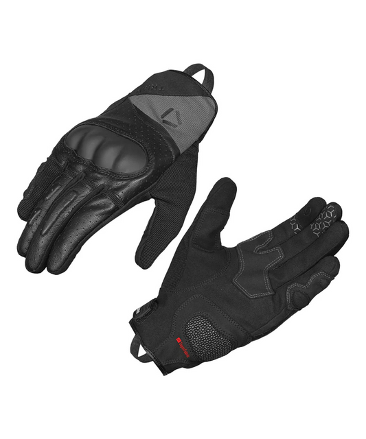 Korda Triad Riding Gloves - Black Grey