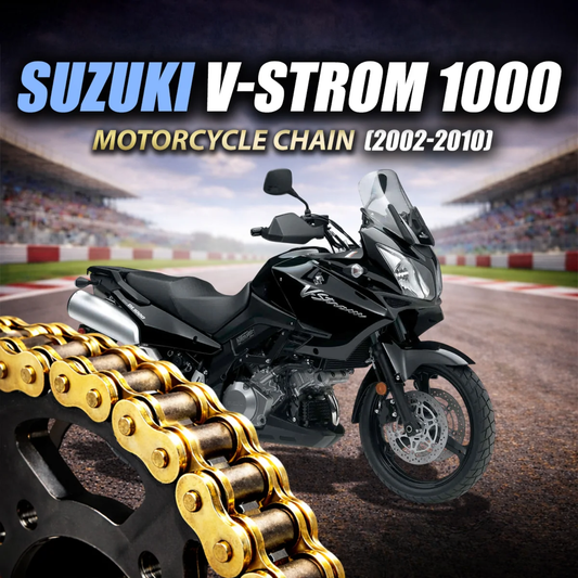 Crank1 Suzuki V-Strom 1000 (2002-2010) 525 Pitch ZVM-X 112L Chain - Gold