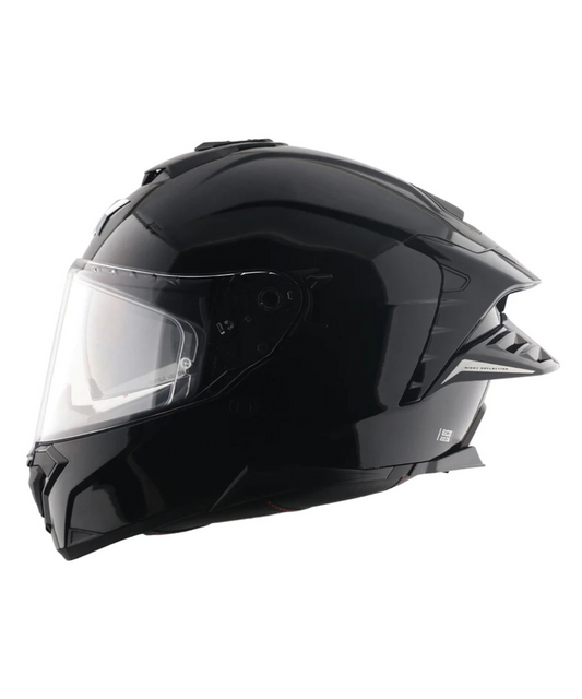Axor Brutale Solid Colors Dual Spoiler Helmet - Gloss Black