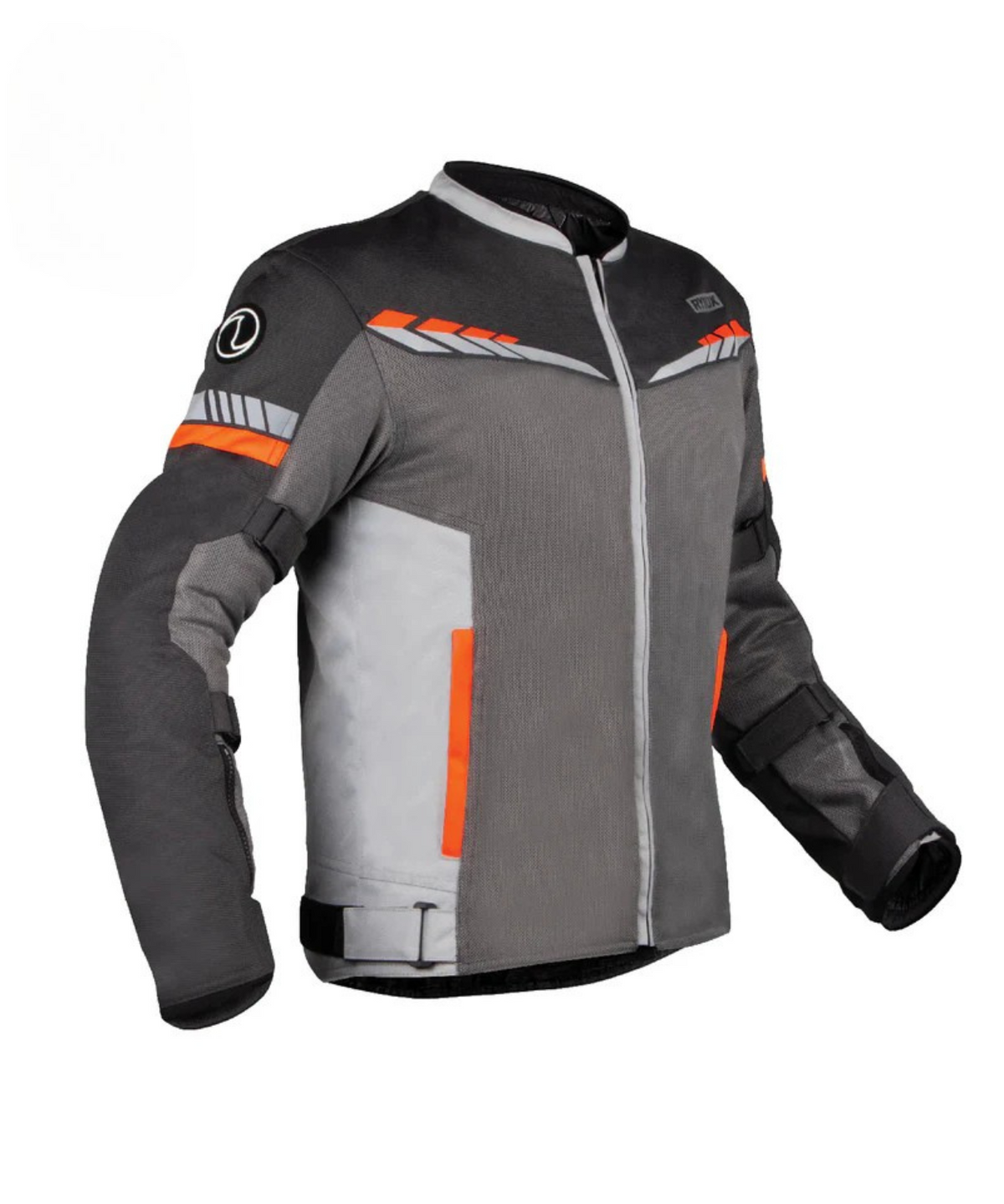 Rynox Air GT 4 CE Certified Class A Riding Jacket - Grey Hi-Viz Orange - Rynox