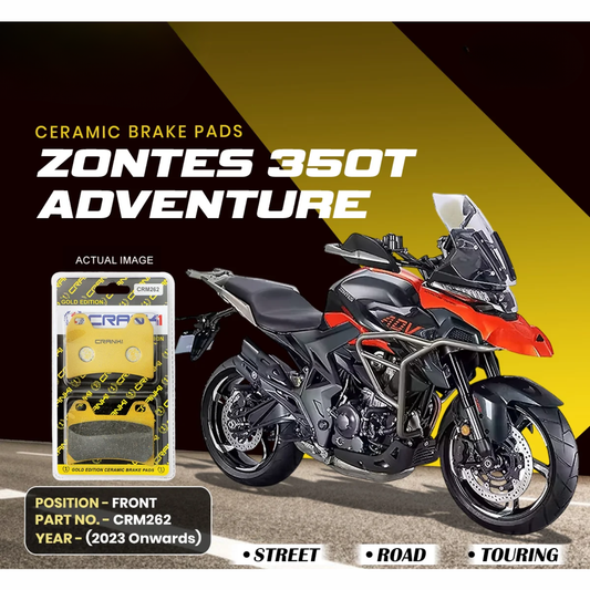 Crank1 Zontes 350T Adventure (2023 Onwards) Ceramic Brake Pads