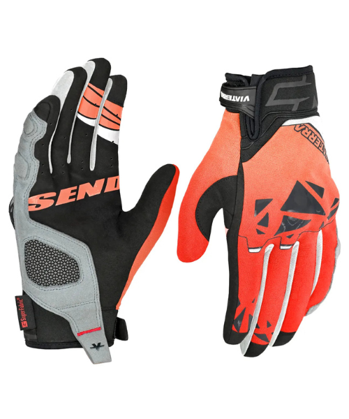 Viaterra Roost V2 Offroad Motorcycle Gloves - Flame