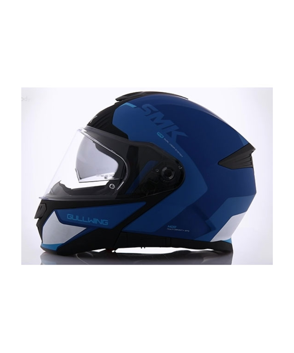 SMK Gullwing Kresto MA551 Black Blue Helmet - SMK