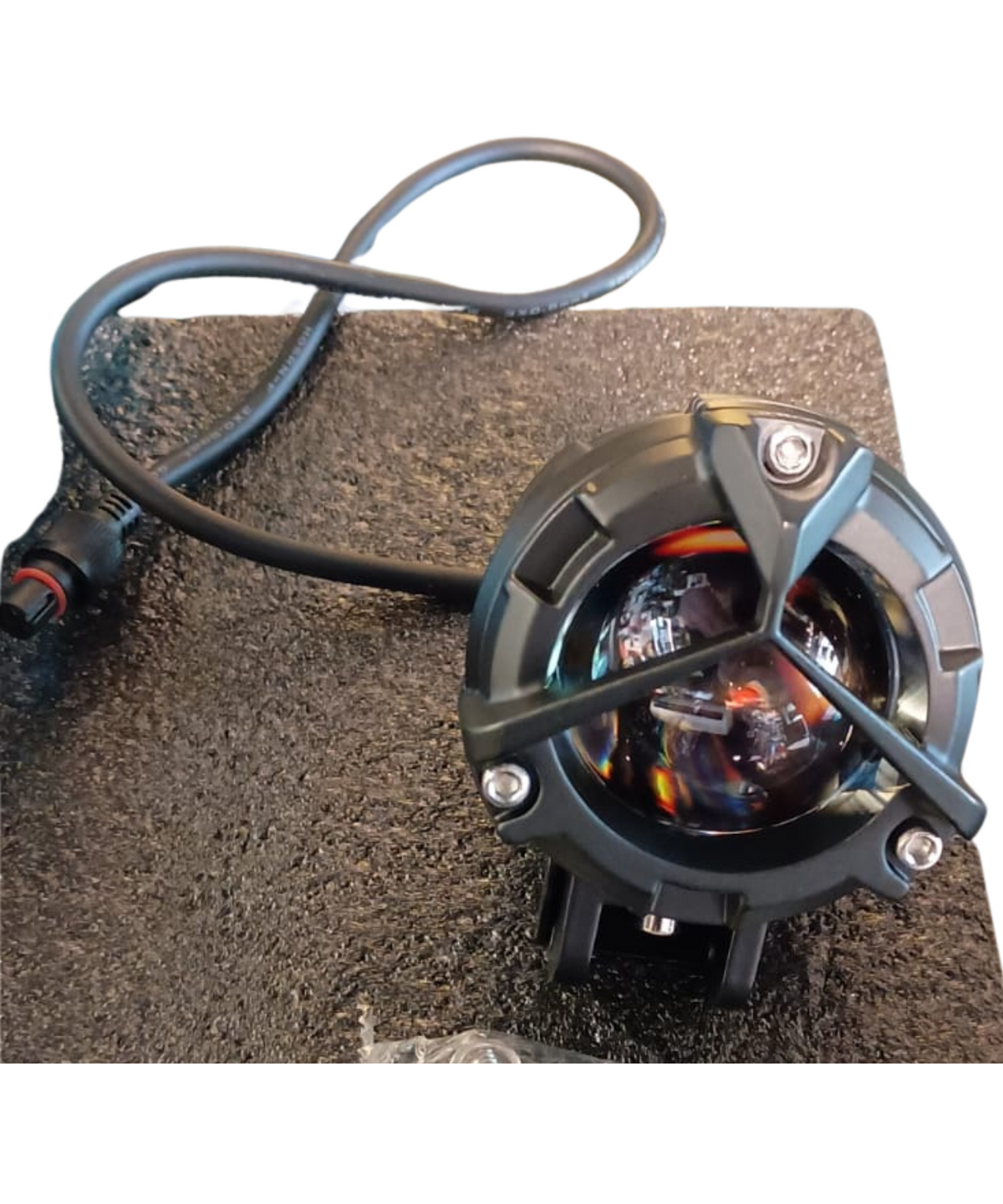HJG Mercedes Y Lens Ultra Wide White/Yellow LED Fog Lights with Circular Connector - Single - (1 Year Warranty) - HJG