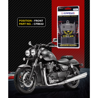 Crank1 Carbon Brake Pads for Triumph Thunderbird / Storm (2009-2019)
