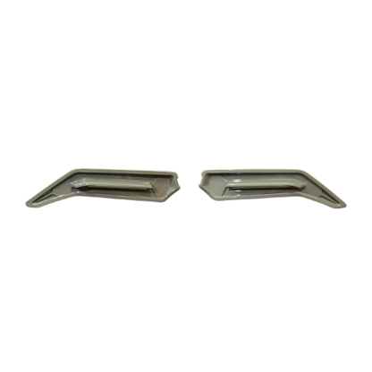 MT Hummer Helmet Small Spoilers - Pair - Gloss Grey