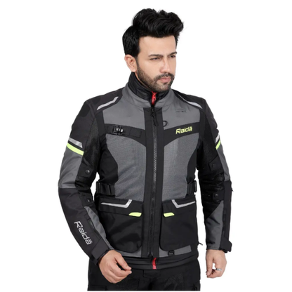 Raida Rover 2 Riding Jacket - Grey Hiviz