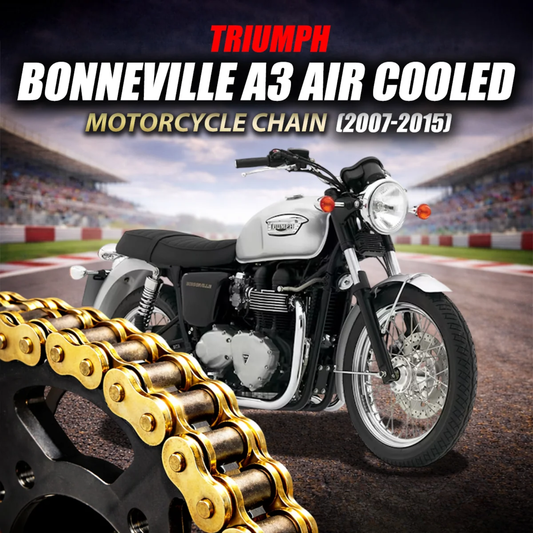 Crank1 Triumph Bonneville A3 Air Cooled (2007-2015)  525 Pitch ZVM-X 112L Chain - Gold