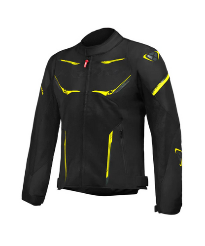 Ixon Striker Air Riding Jacket - Black Anthracite Yellow