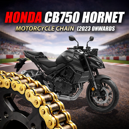 Crank1 Honda CB750 Hornet (2023 Onwards) 520 Pitch ZVM-X 114L Chain - Gold