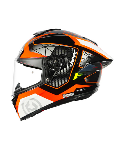 NHK K5R Commutrack Helmet - Black Orange