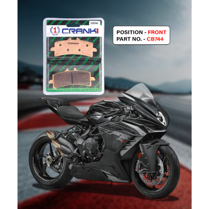 Crank1 Sintered Brake Pads For MV Agusta F3 800 RR