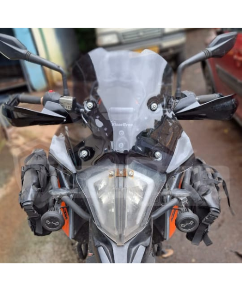 VisorBros Airflow Windscreen for the KTM Adventure 390/250/X - Light Smoke