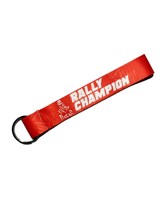 Fast Bend 2579 Dakar Rally Champion Cloth Keychain - Red