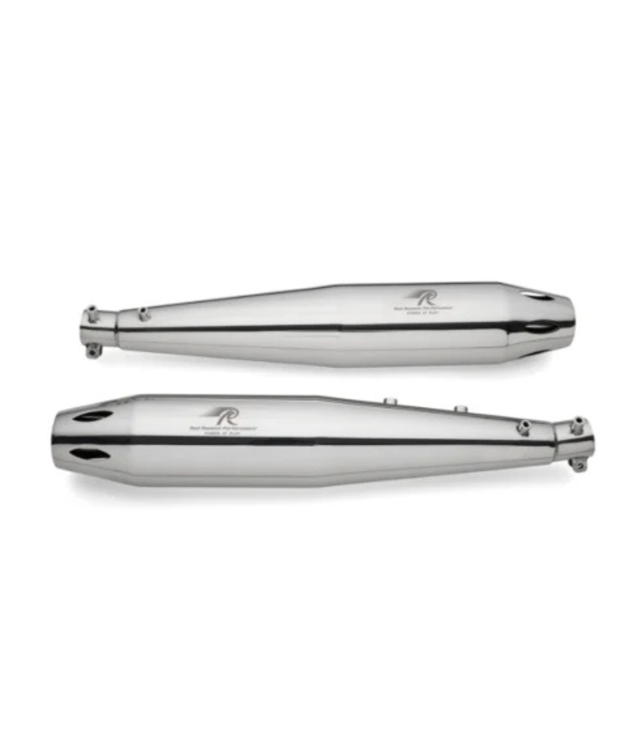 Red Rooster Performance Atlas Pro Exhaust for Royal Enfield Classic 650 - Silver Polish