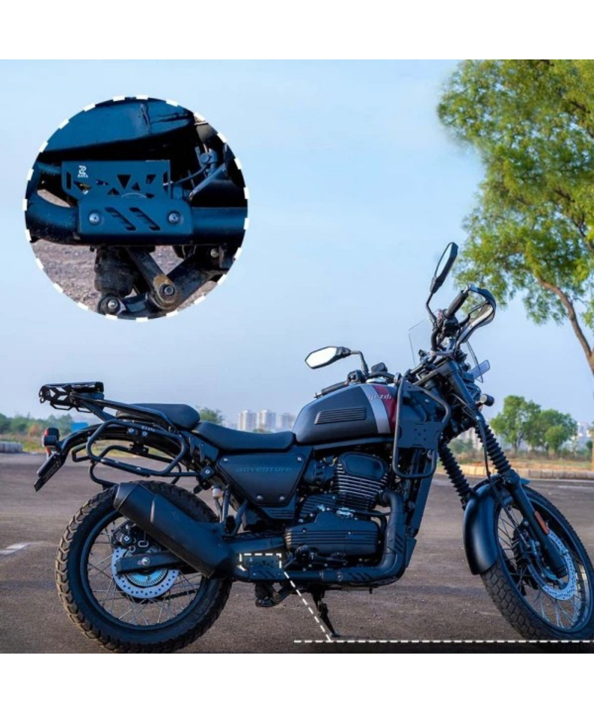 Zana Yezdi Adventure / Scrambler Aluminium Master Cylinder - Black - ZI-8178 - Zana