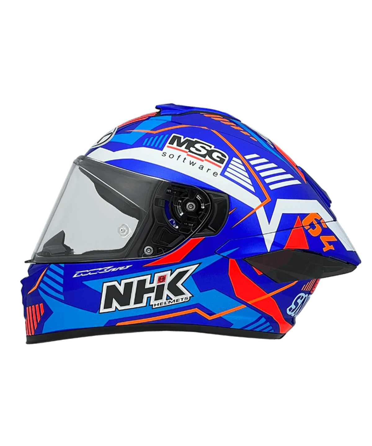 NHK K5R BO Bendsneyder #5 Helmet - Gloss Blue White - NHK