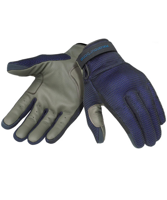 Tucano Urbano Eden Mesh Riding Gloves - Black Blue